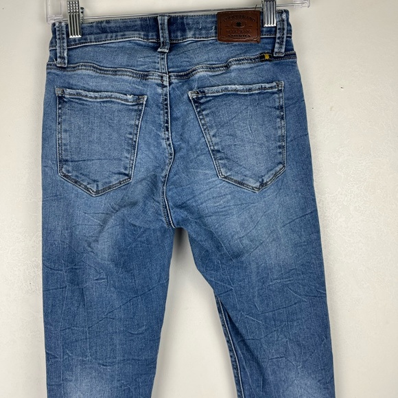 Lucky Brand Sasha Super Skinny Jeans Mid Rise Distressed Womens Size 4/27 - Picture 6 of 12